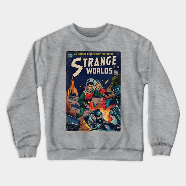 Strange Worlds 19 Crewneck Sweatshirt by GloopTrekker